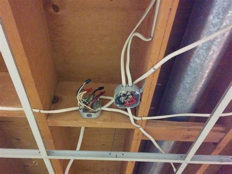 can you mount electrical box on joists|how to install junction box above ceiling.